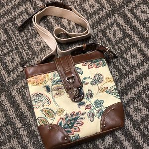 CHAPS Canvas Crossbody